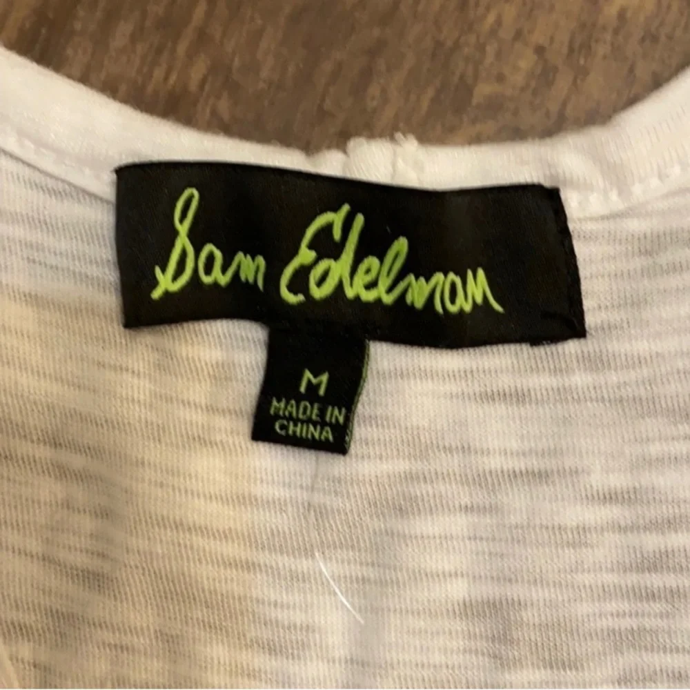 Sam Edelman size medium embroidered tank top - Picture 5 of 5